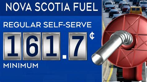 nova scotia gas prices tonight.